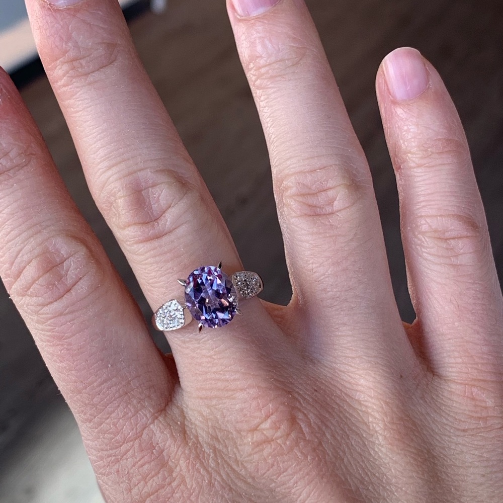 Natural Amethyst Ring